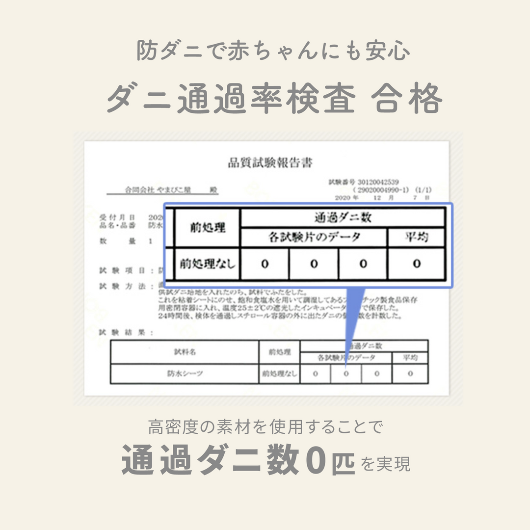 ベビー防水敷きパッド