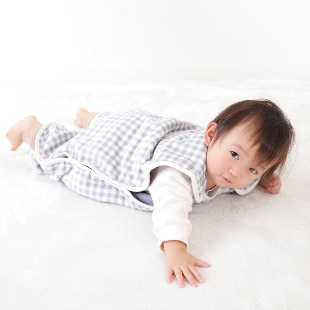 チェック(グレー)