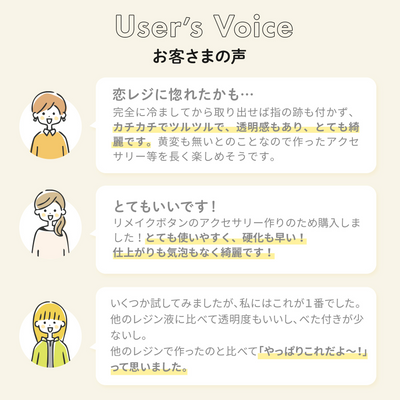 恋がはじまるレジン液