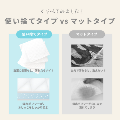 使い捨ておむつ替えシート