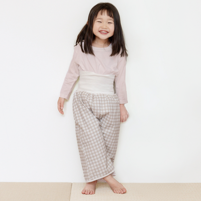 腹巻タイプ / L / モカチェック