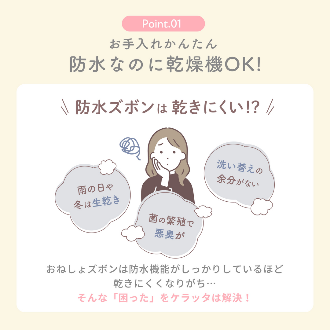 防水おねトレパンツ