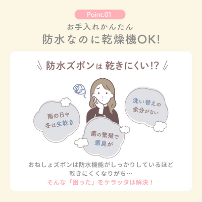 防水おねトレパンツ