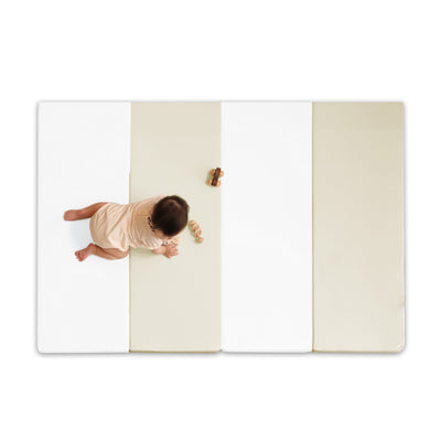 リバーシブル / 160×120cm / ベージュ×ホワイト