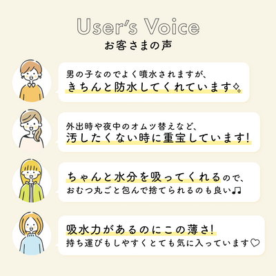 使い捨ておむつ替えシート