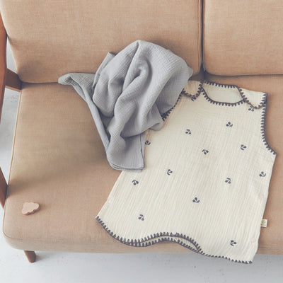 なし(※ギフトオプション不可) / グレーチェリー柄×グレー