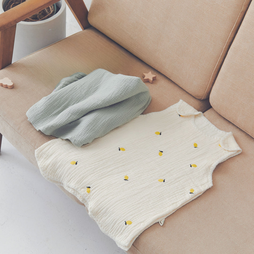 なし(※ギフトオプション不可) / レモン柄×グリーン