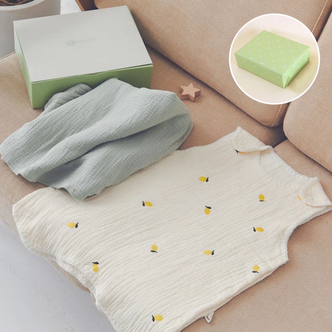 あり / レモン柄×グリーン