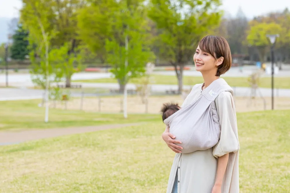 夏のスリングはメッシュがおすすめ！新生児の暑さ対策とお手入れのコツ
