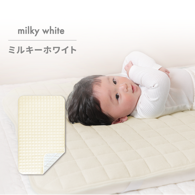ベビー防水敷きパッド 60×90cm 1枚（ライトグレー）