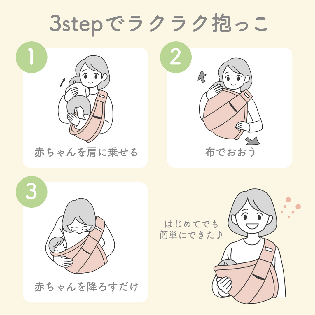 ベビースリング メッシュタイプ（ペールブルー）