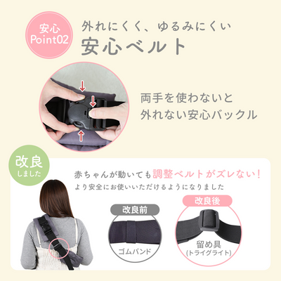 ベビースリング メッシュタイプ（ペールブルー）