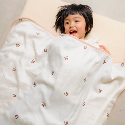 イブルバンブー® さらふわ抗菌 4重ガーゼケット