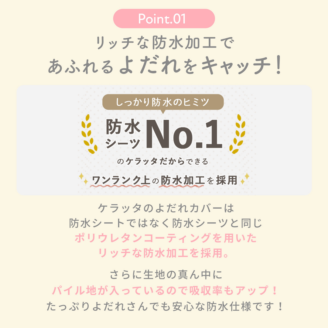 ibul® 防水よだれカバー