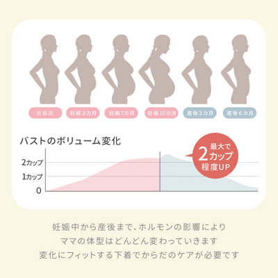 ふわはだ授乳ブラ・ショーツセット（ブラL / ショーツM-L｜ベージュ）