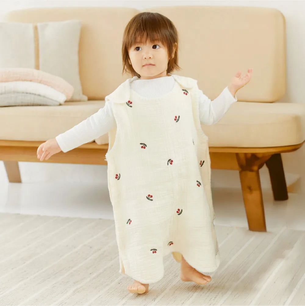 ibul® 6重ガーゼ刺繍スリーパー