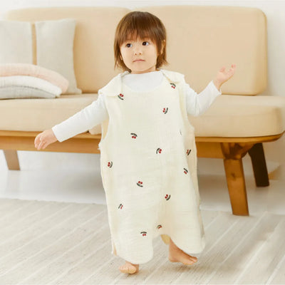 ibul® 6重ガーゼ刺繍スリーパー