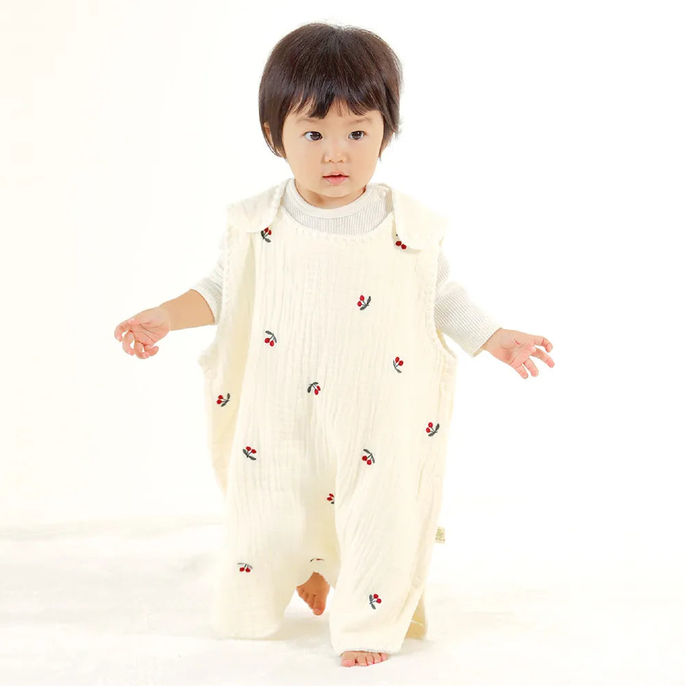 ibul® 6重ガーゼ刺繍スリーパー