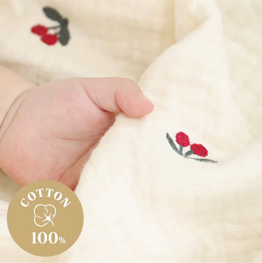 ibul® 6重ガーゼ刺繍スリーパー