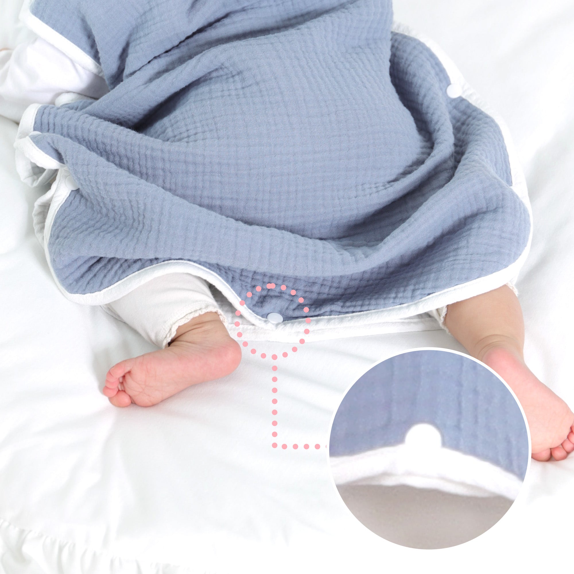 公式】やさしく温めて快適ねんね♪ ibul® 6重ガーゼスリーパー