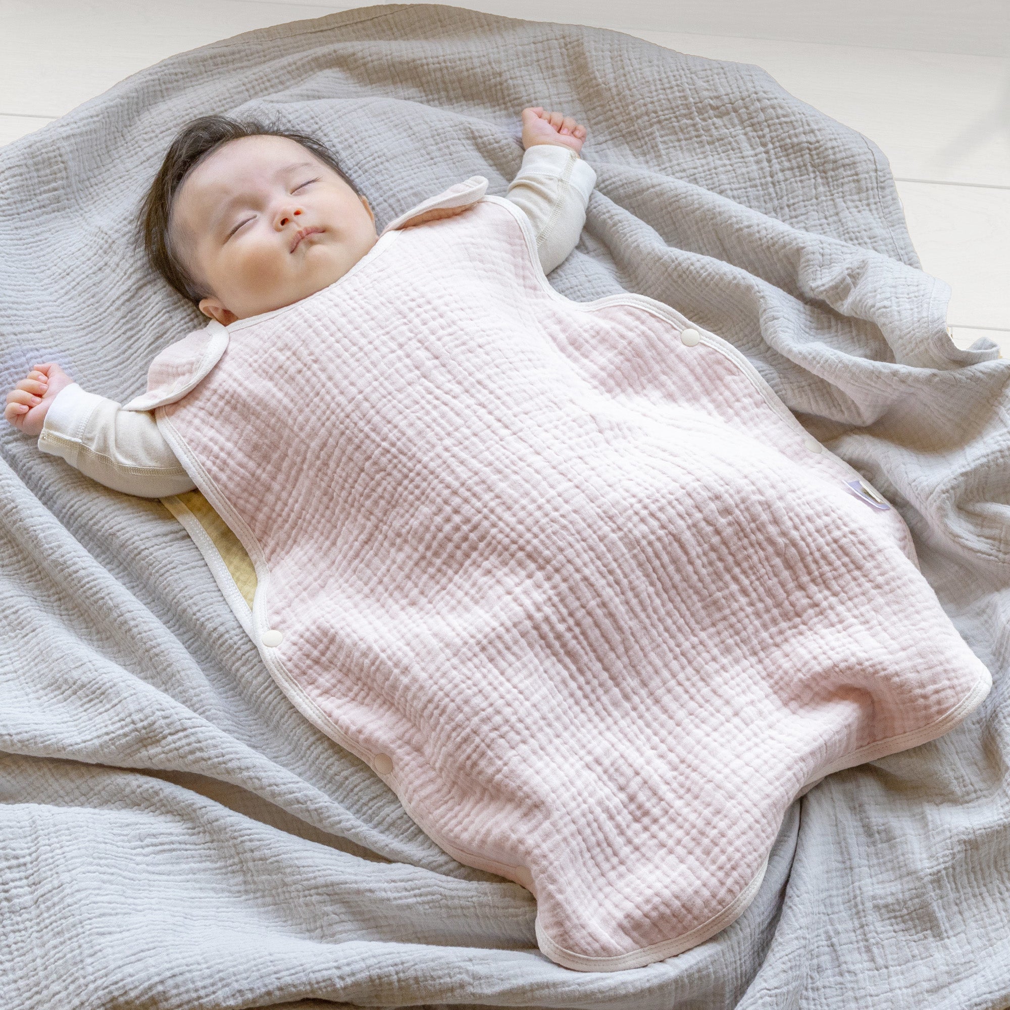 公式】やさしく温めて快適ねんね♪ ibul® 6重ガーゼスリーパー