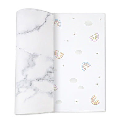 160×120cm / レインボー×大理石