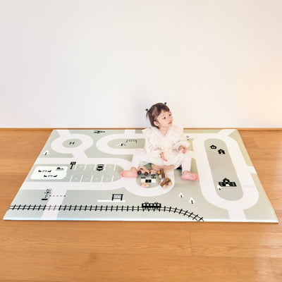 160×120cm / 道路×ヘリンボーン