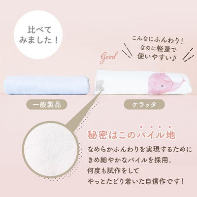 イブル ふんわりパイルのお昼寝タオルケット（ドーナッツ）