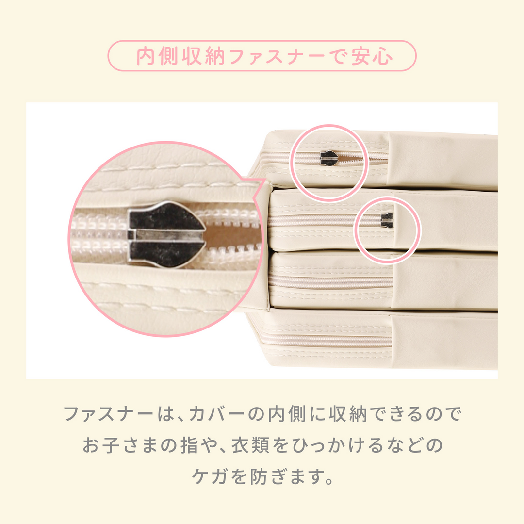 折りたたみシームレスプレイマット 160×120cm（グレー×ホワイト）
