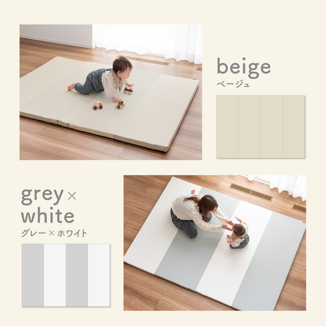 ケラッタ プレイマット 折りたたみ 160×120cm ベージュ 折りたたみシームレスプレイマット 160×120cm(ベージュ