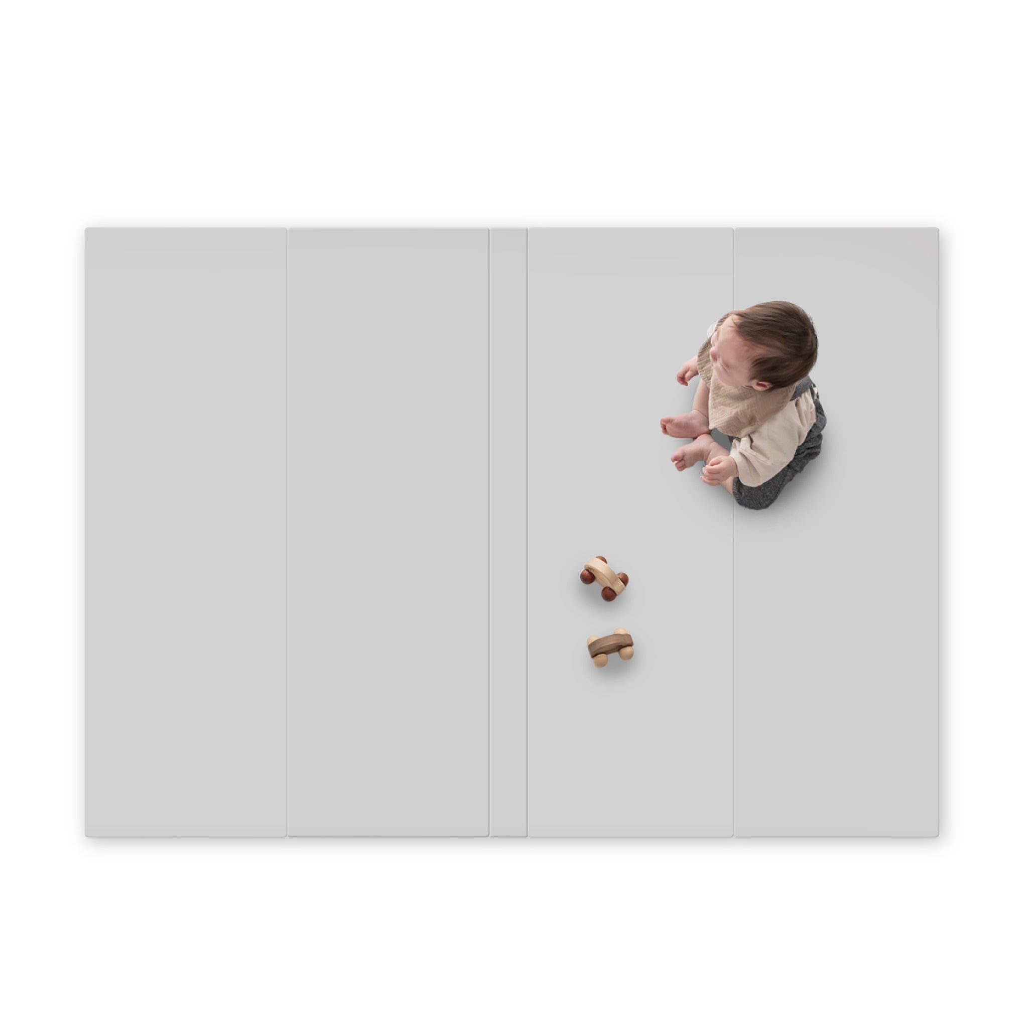 ケラッタ プレイマット 160x120cm グレー 公式限定1年保証】折りたたみプレイマット 160×120cm（ブルー