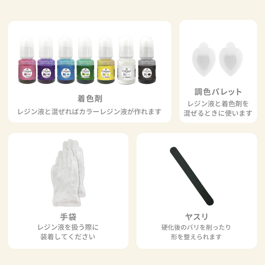 レジンクラフト ミニスターターキット